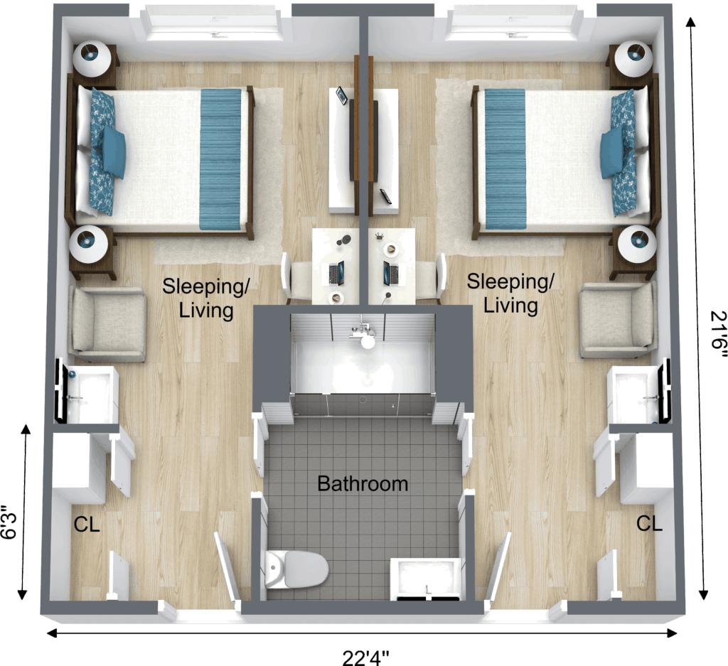 Companion Suite Memory Care Floor Plan - Farmington CT