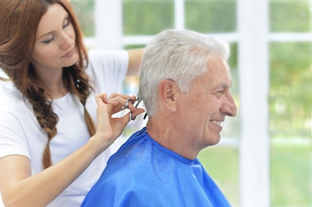 Independent Senior Living Hair Cut Wellness & Lifestyle Services