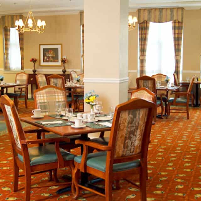 Dining Room Neville Assisted Living in Cambridge MA