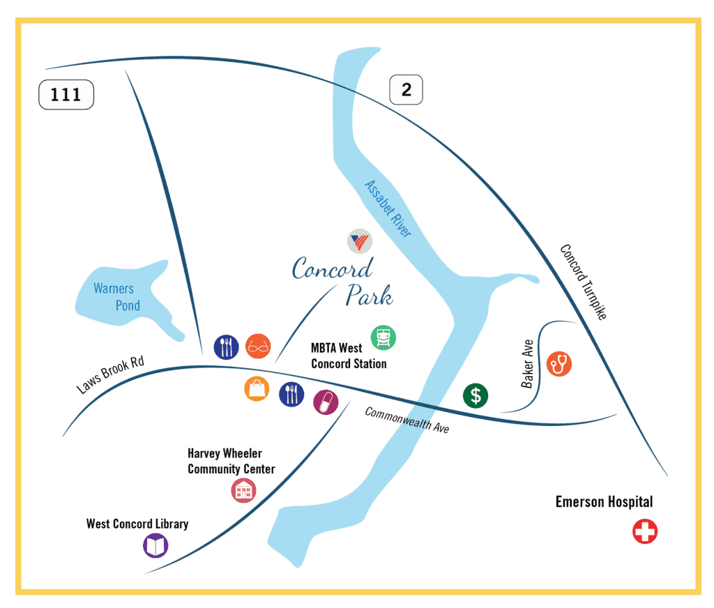 Concord Park map