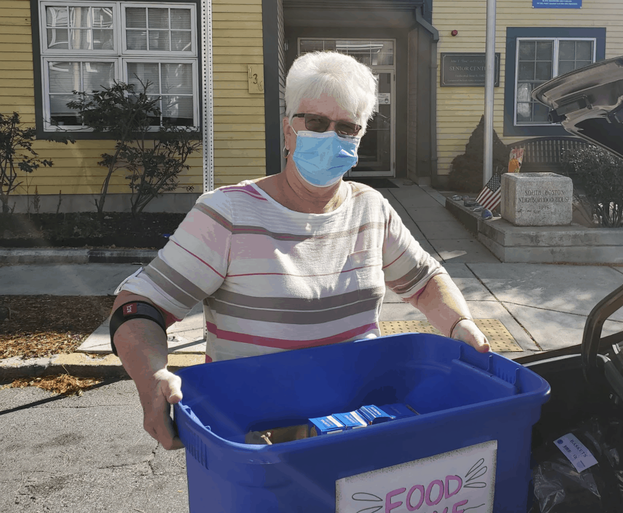 Compass on the Bay Donates Food to South Boston Neighborhood House