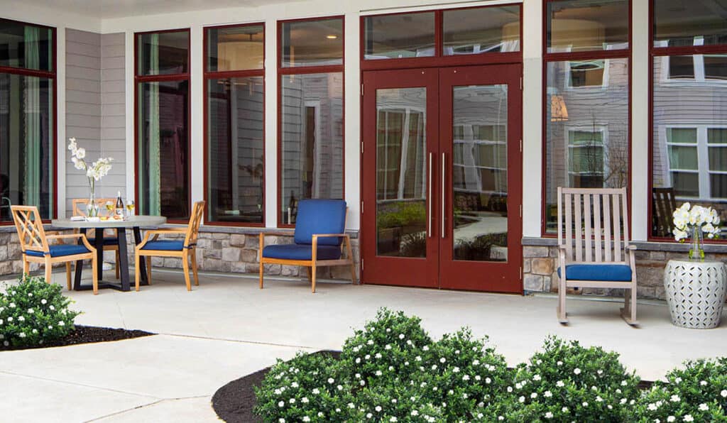 Courtyard at Ridgefield Station Assisted Living and Compass Memory Support | Connecticut