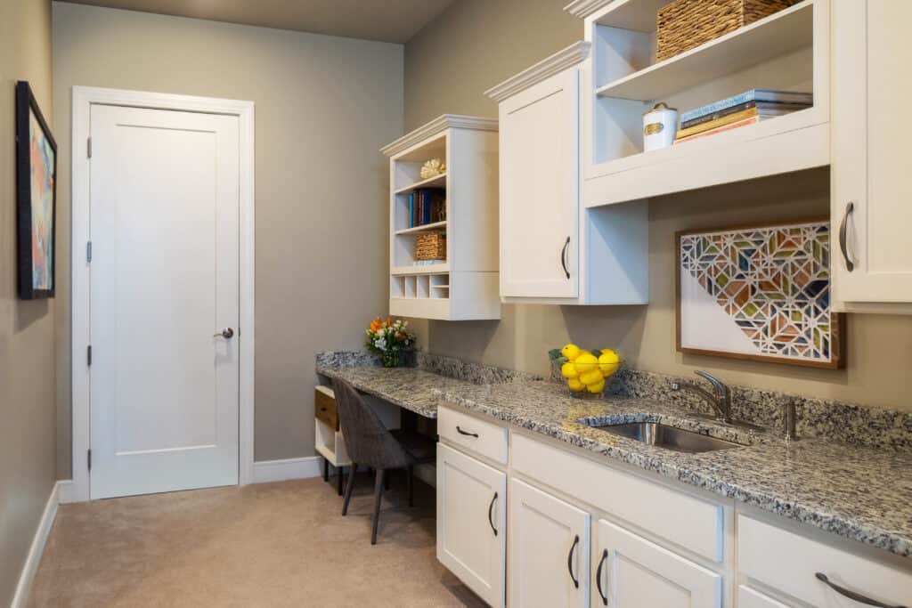Sample Apartment Kitchenette | Ridgefield Station Assisted Living and Compass Memory Support