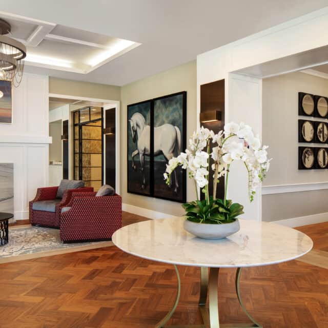 Lobby | Ridgefield Station Assisted Living