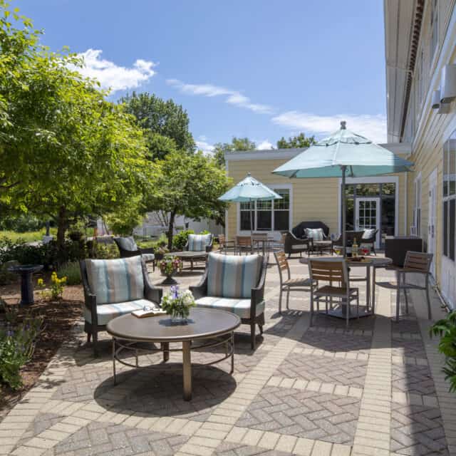 Concord Park Assisted Living Outdoor Patio