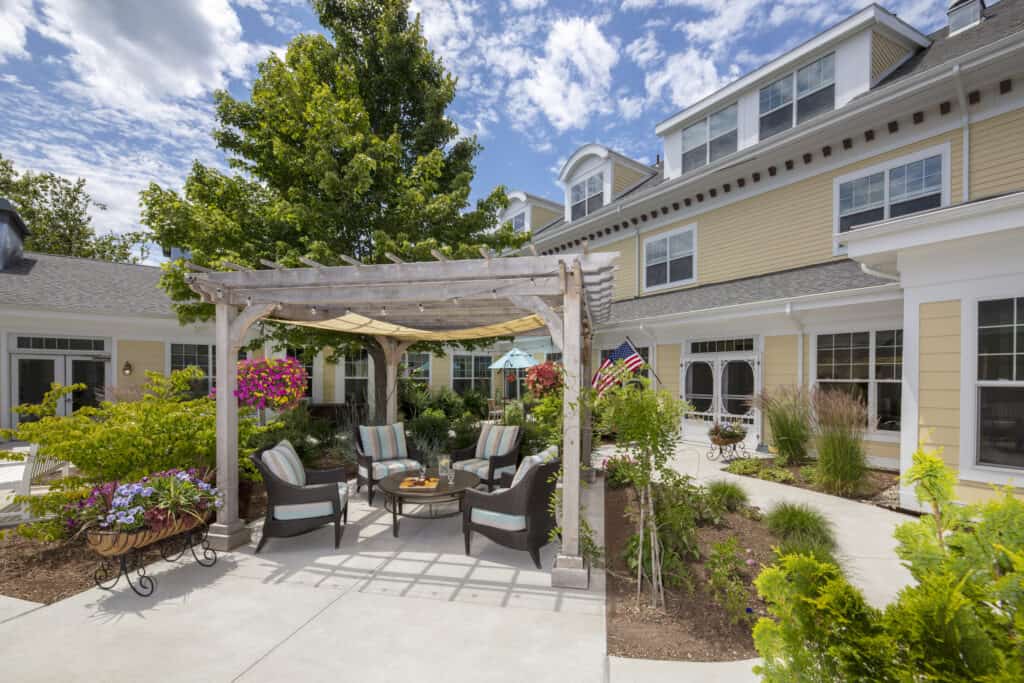 Compass Memory Support Neighborhood Patio