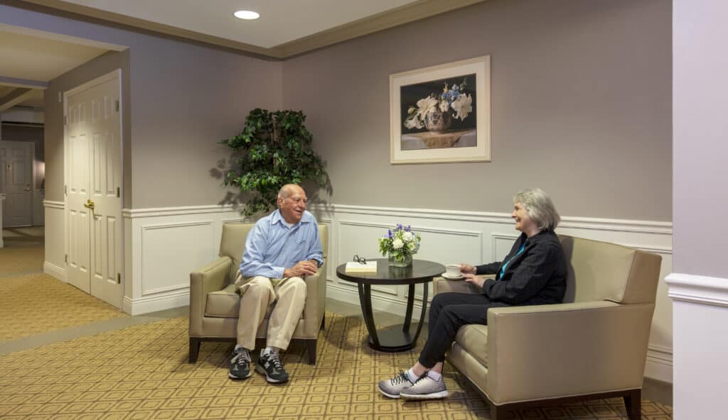 Concord Park Assisted Living Cozy Hallway Nook