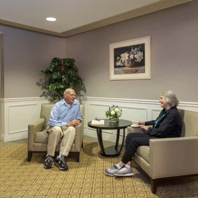 Concord Park Assisted Living Cozy Hallway Nook