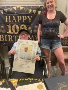 Ben, SLR Marlboro Resident with granddaughter 