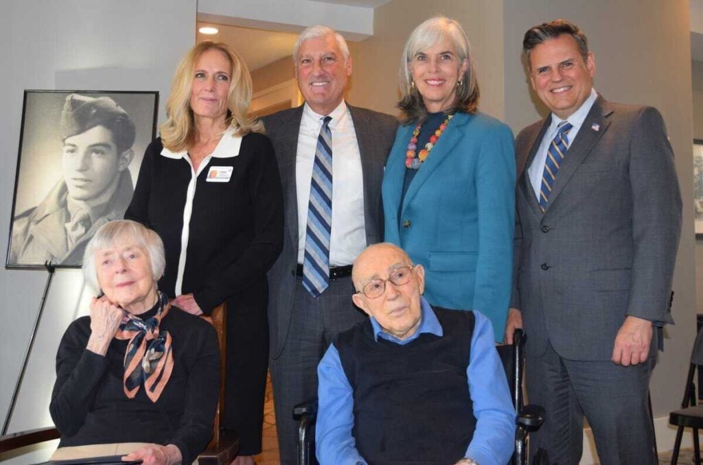 Friends, family, local and federal dignitaries honor Carmen LaPorta on his 100th birthday