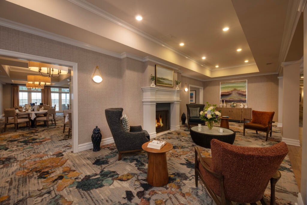 Front lobby at SLR Marlboro assisted living