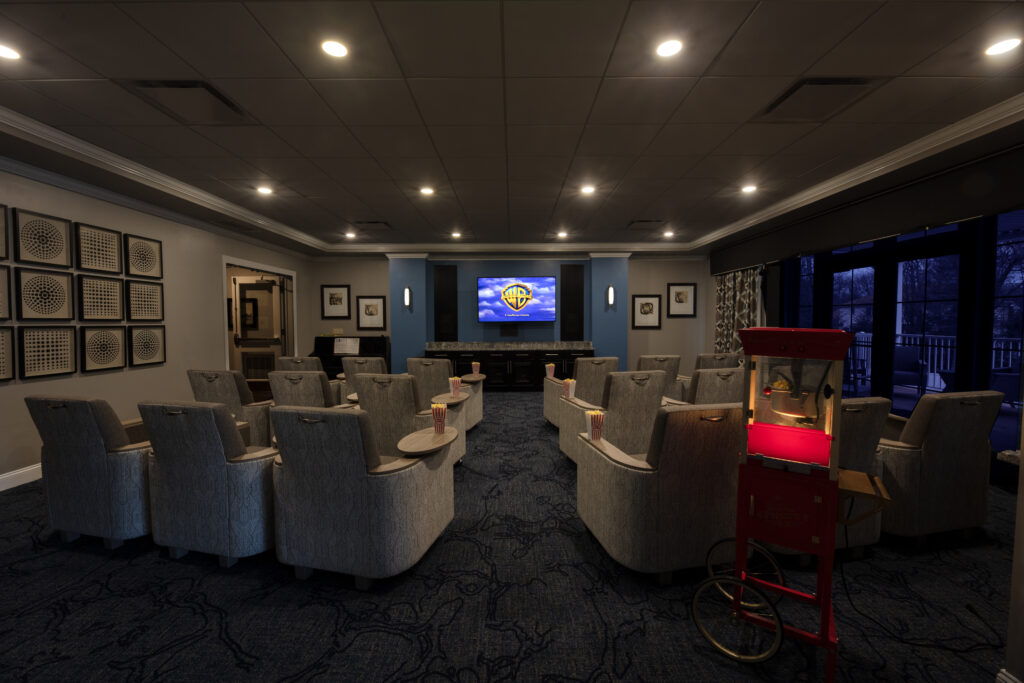 The SLR Marlboro movie theater area assisted living