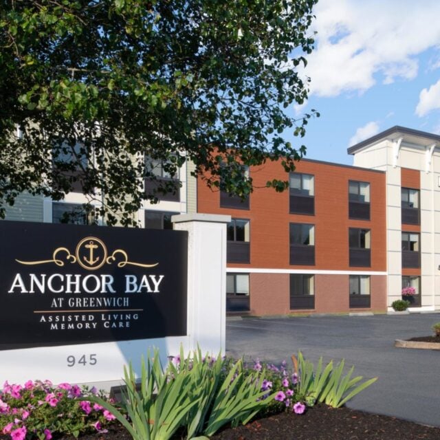 The entrance to Anchor Bay Greenwich Assisted Living.