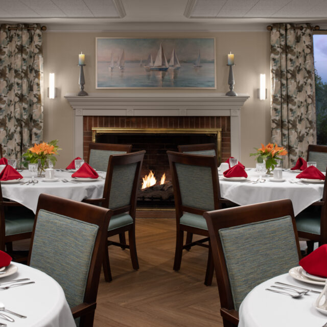 The Dining Room at Anchor Bay East Providence.