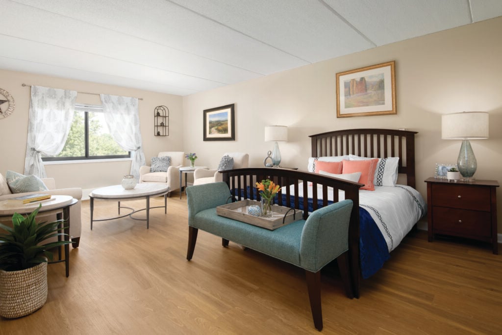 A studio apartment at Anchor Bay East Providence.