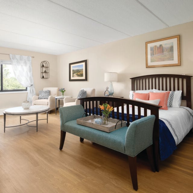 A studio apartment at Anchor Bay East Providence.