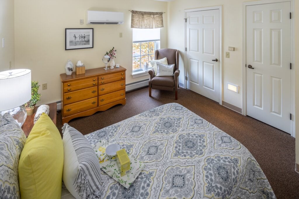 Sample private apartment at Compass at Forestview in Meredith NH