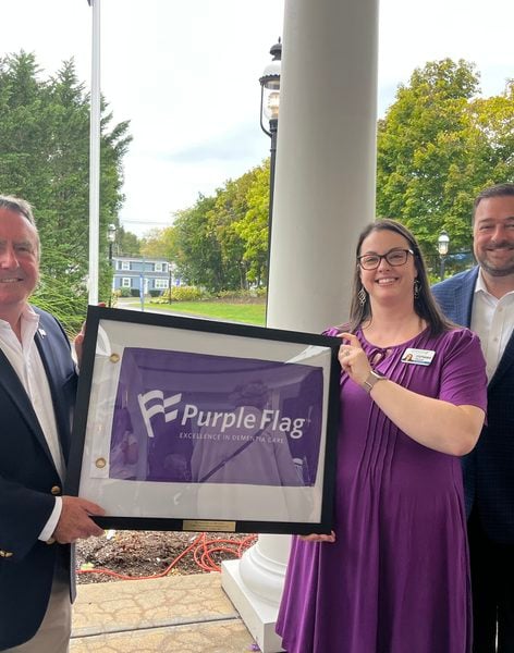 Brookmeadow at Cobb Corner Receives Honorable Purple Flag for Excellence in Dementia Care